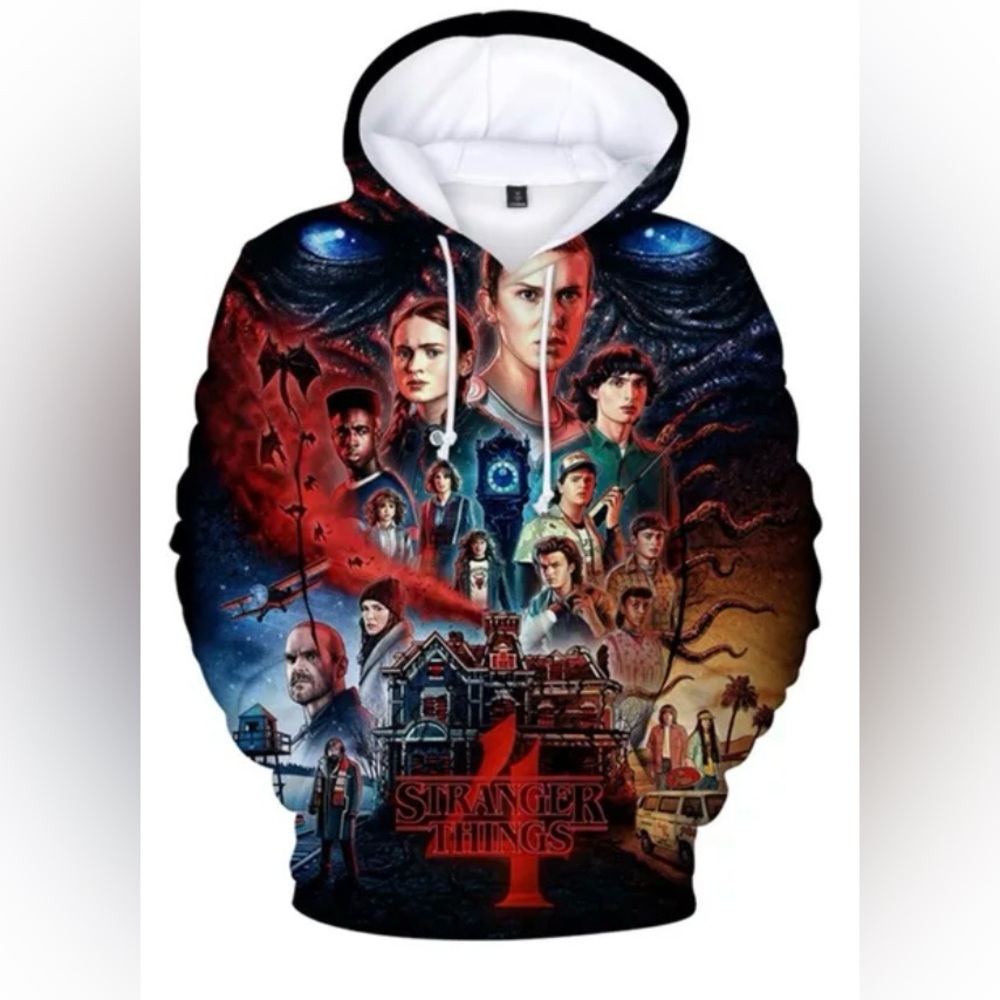 STRANGER THINGS Hoodie! Size XS adult/XL youth